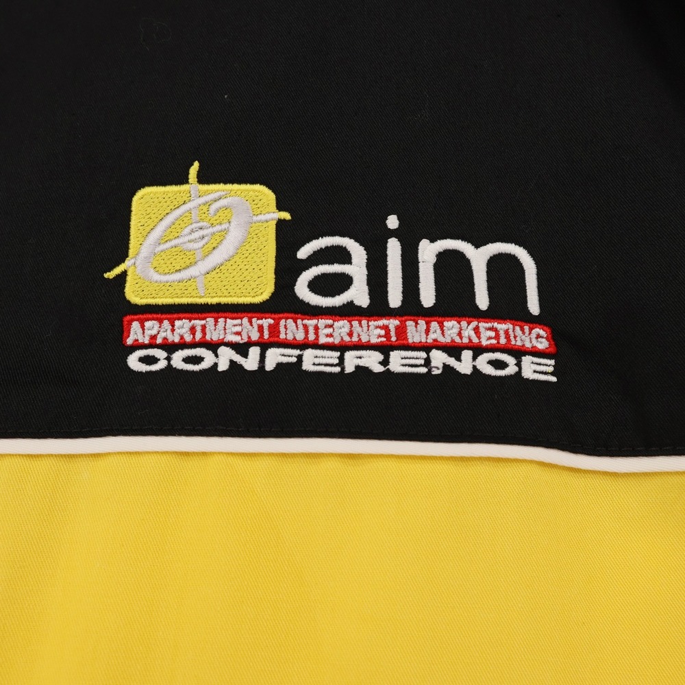 Bondurant Racing‎ AIM Conference Pit Shirt Mens XL Yellow Black Embroidered Logo - Picture 5 of 13